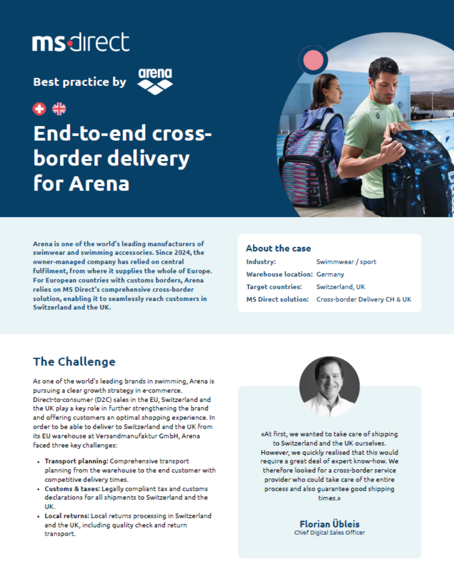 ENG_Arena: Arena End-to-end Cross-border Delivery