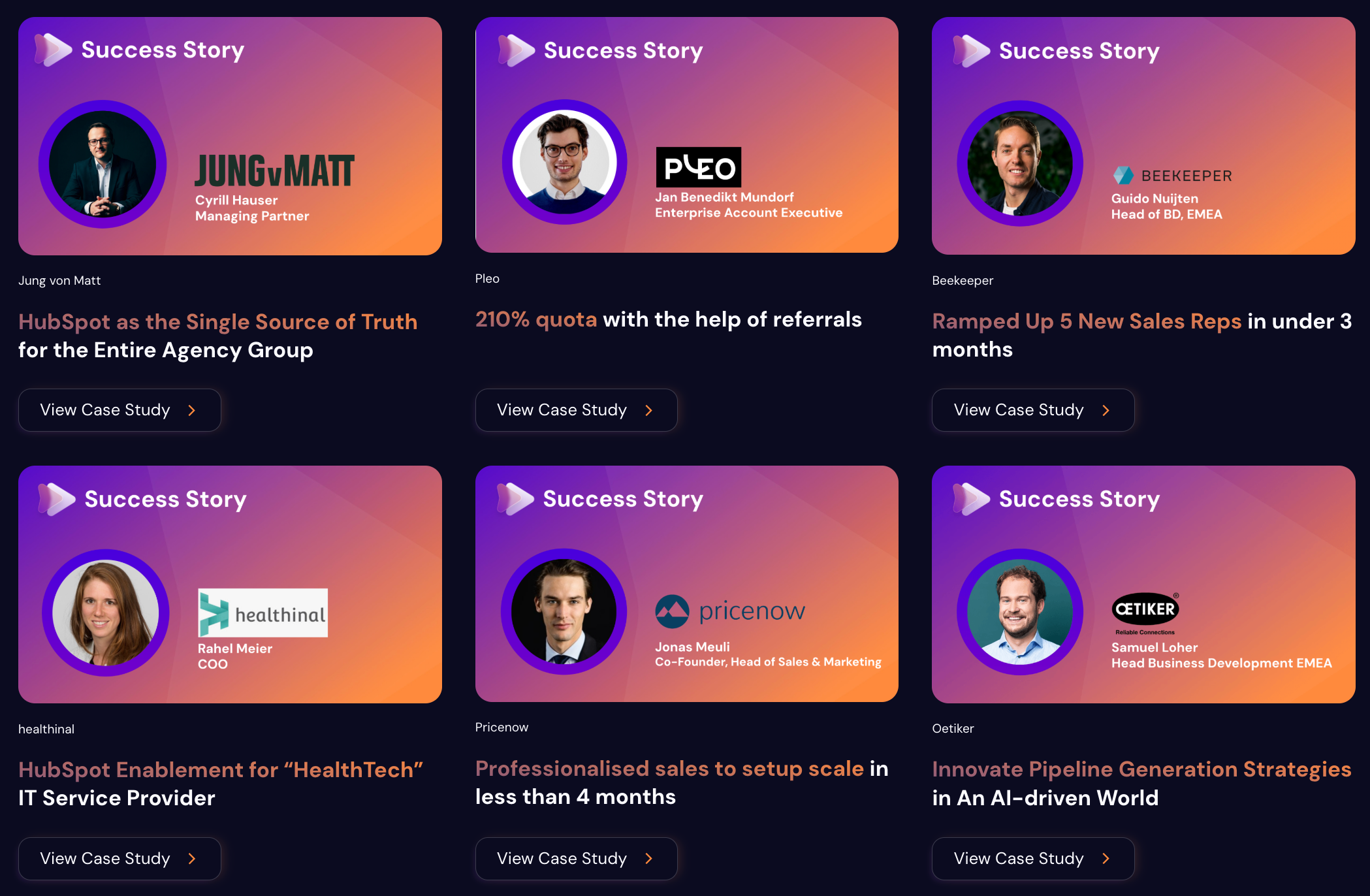 SalesPlaybook Projects & Portfolio Screenshot #1