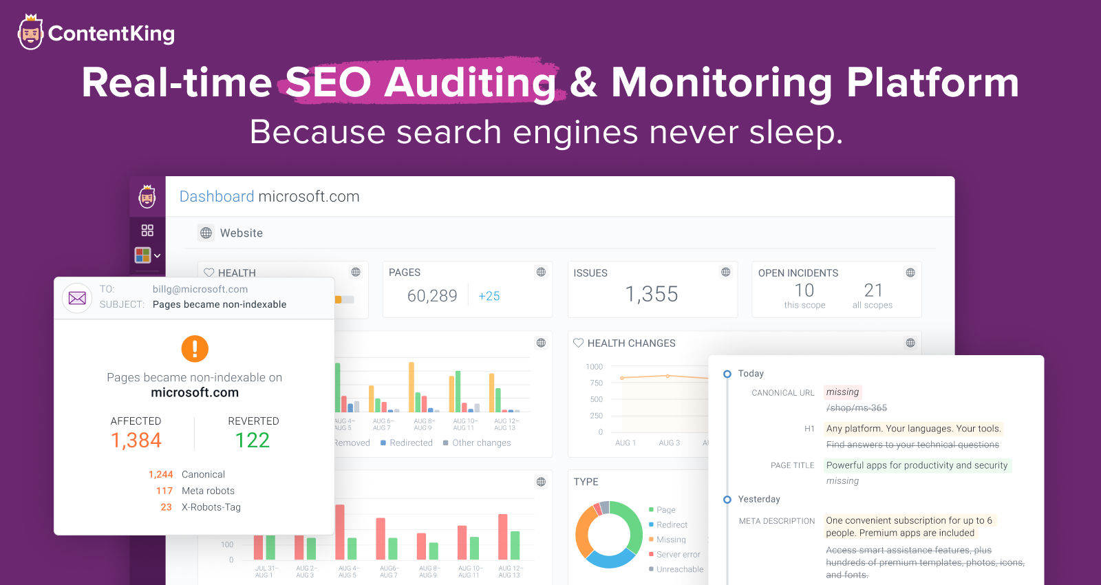 ContentKing Screenshot #0