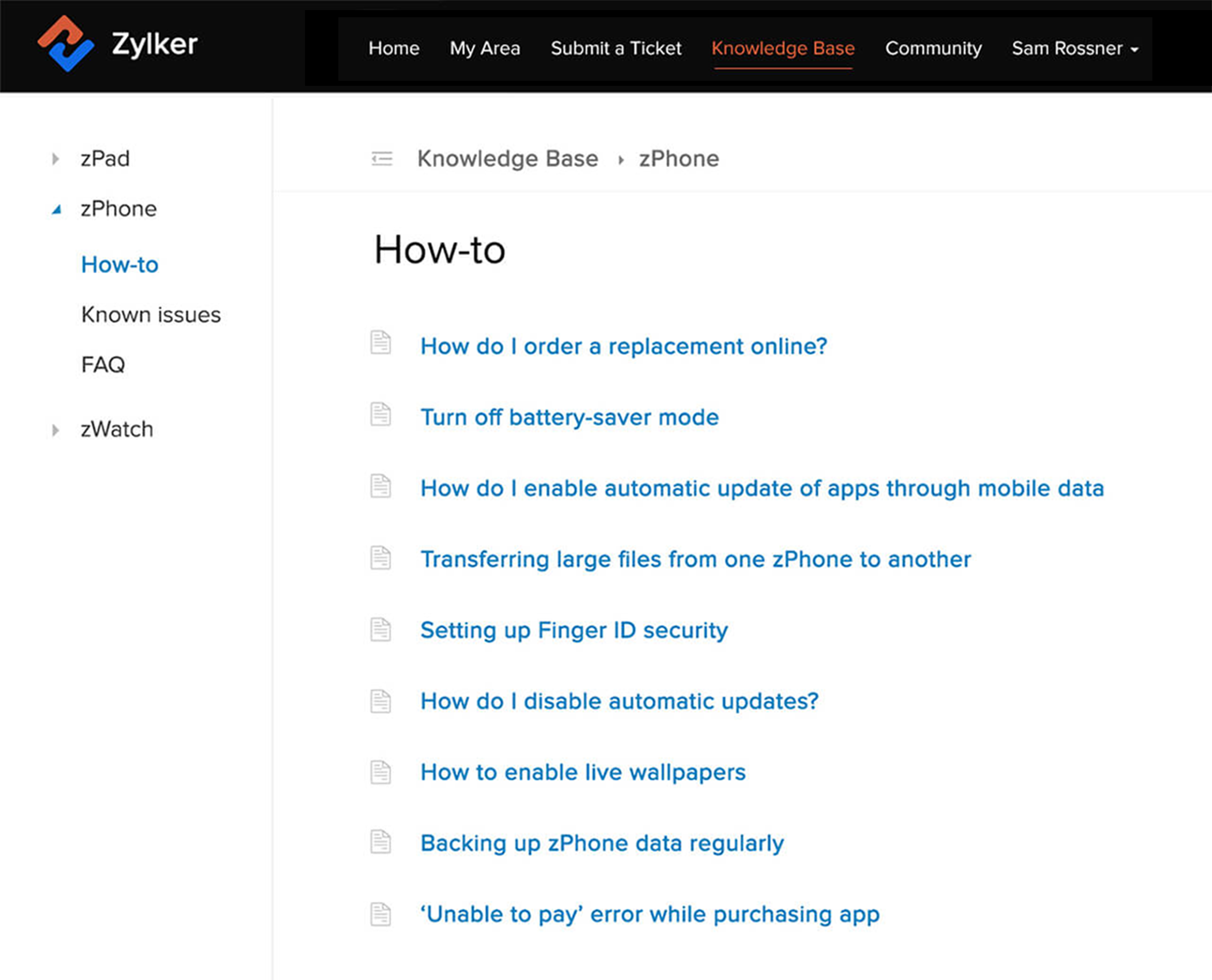 Zoho Desk Screenshot #0