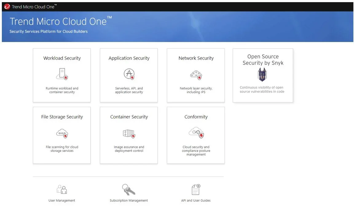Trend Micro Hybrid Cloud Security Screenshot #0