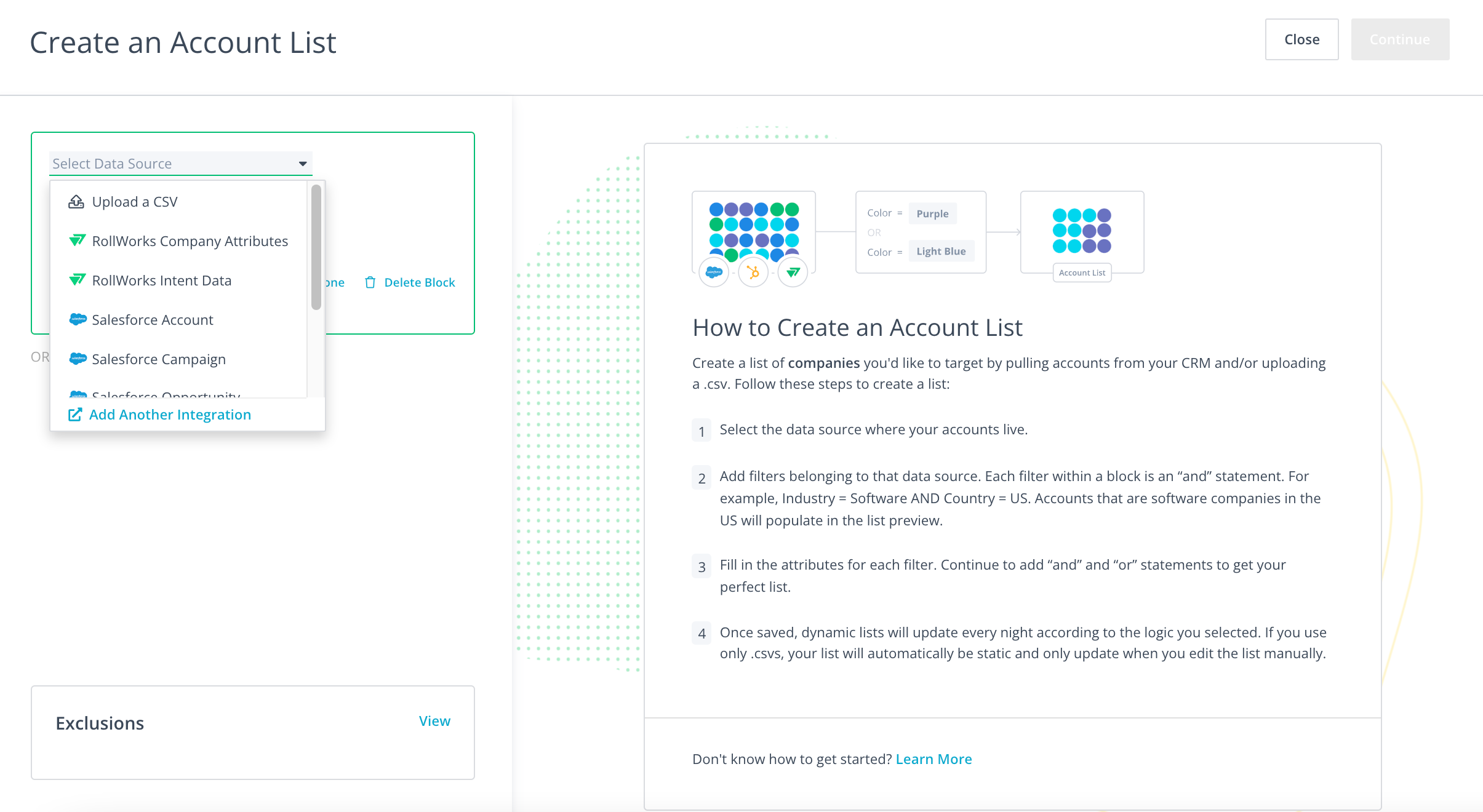 RollWorks Account-Based Platform Screenshot #0