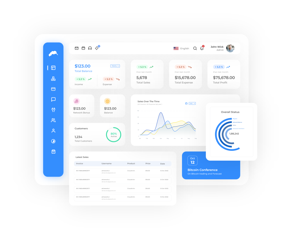 Cloud MLM Software Screenshot #0
