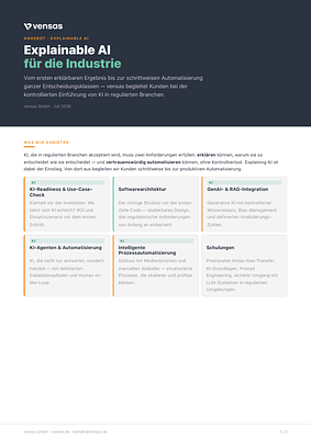 Explainable AI for Industry Applications