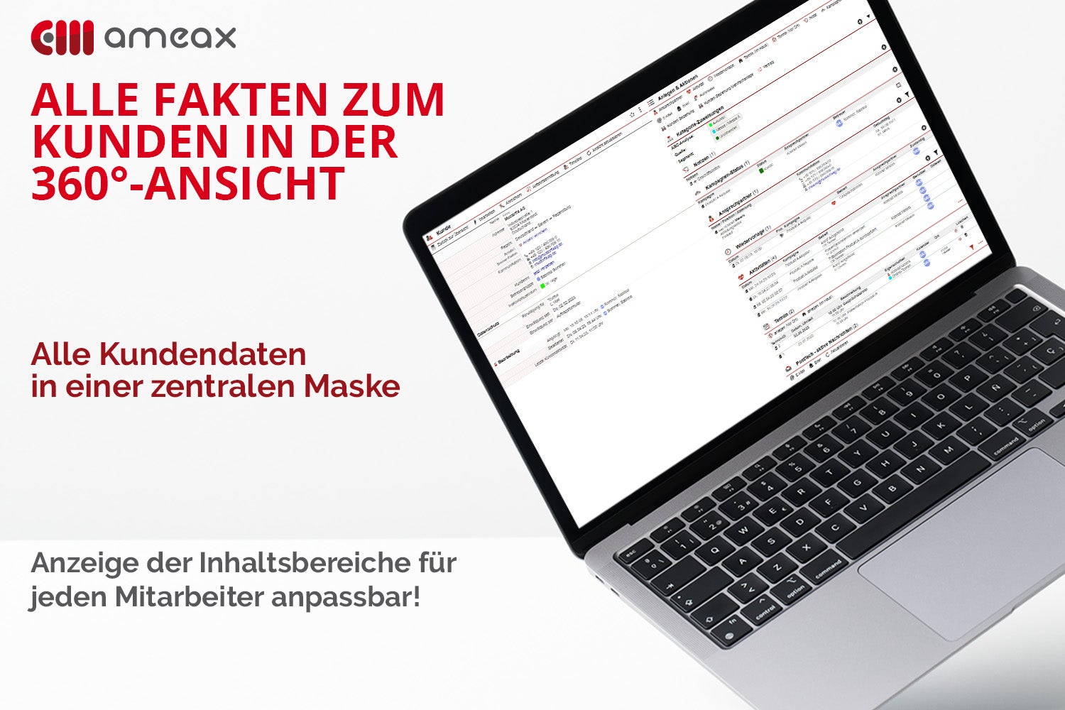 ameax AkquiseManager CRM-Software Screenshot #0