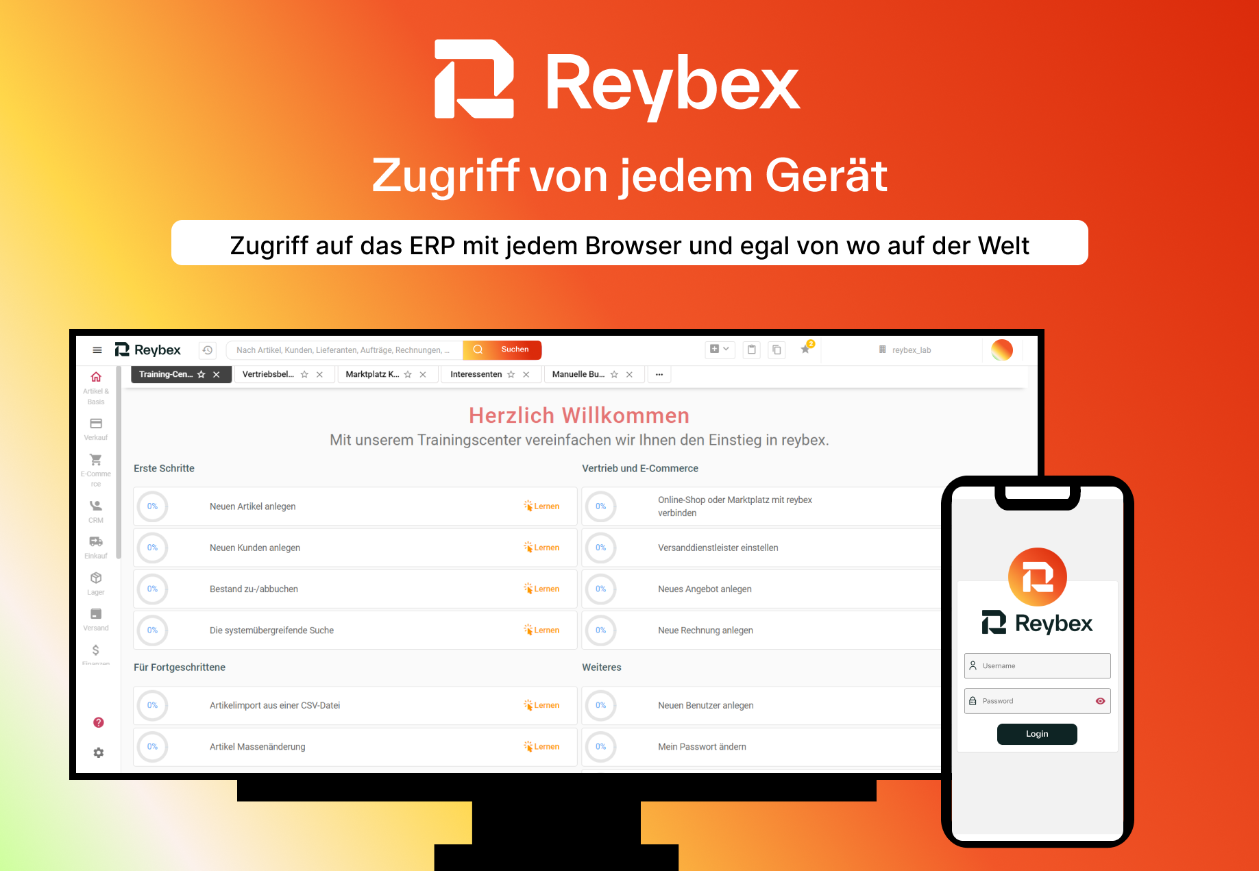 Reybex Cloud ERP Screenshot #0