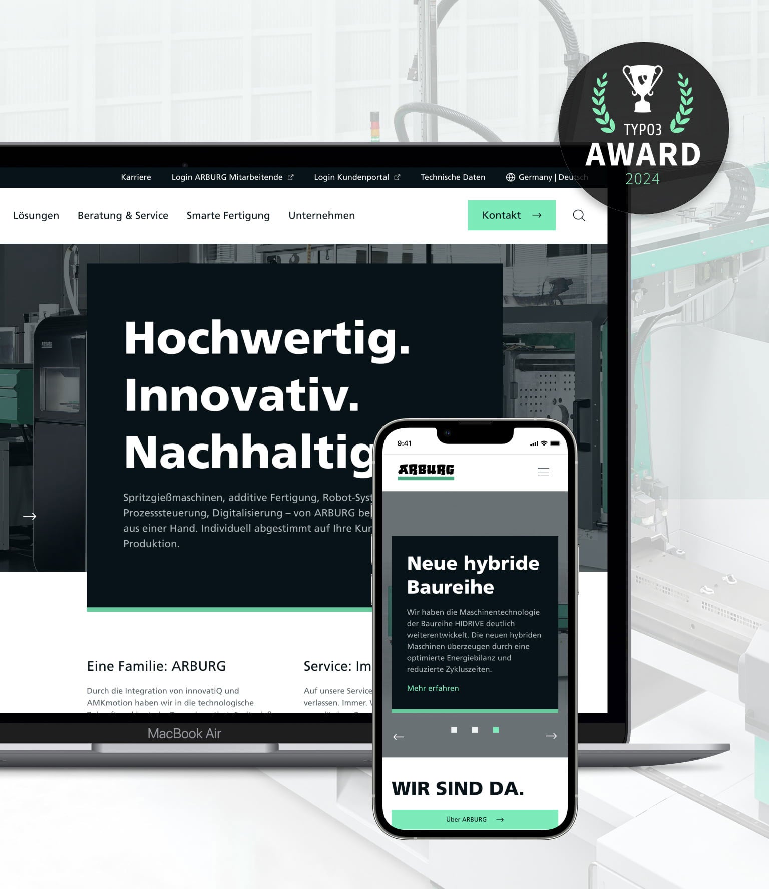 Case Study: ARBURG Website Relaunch