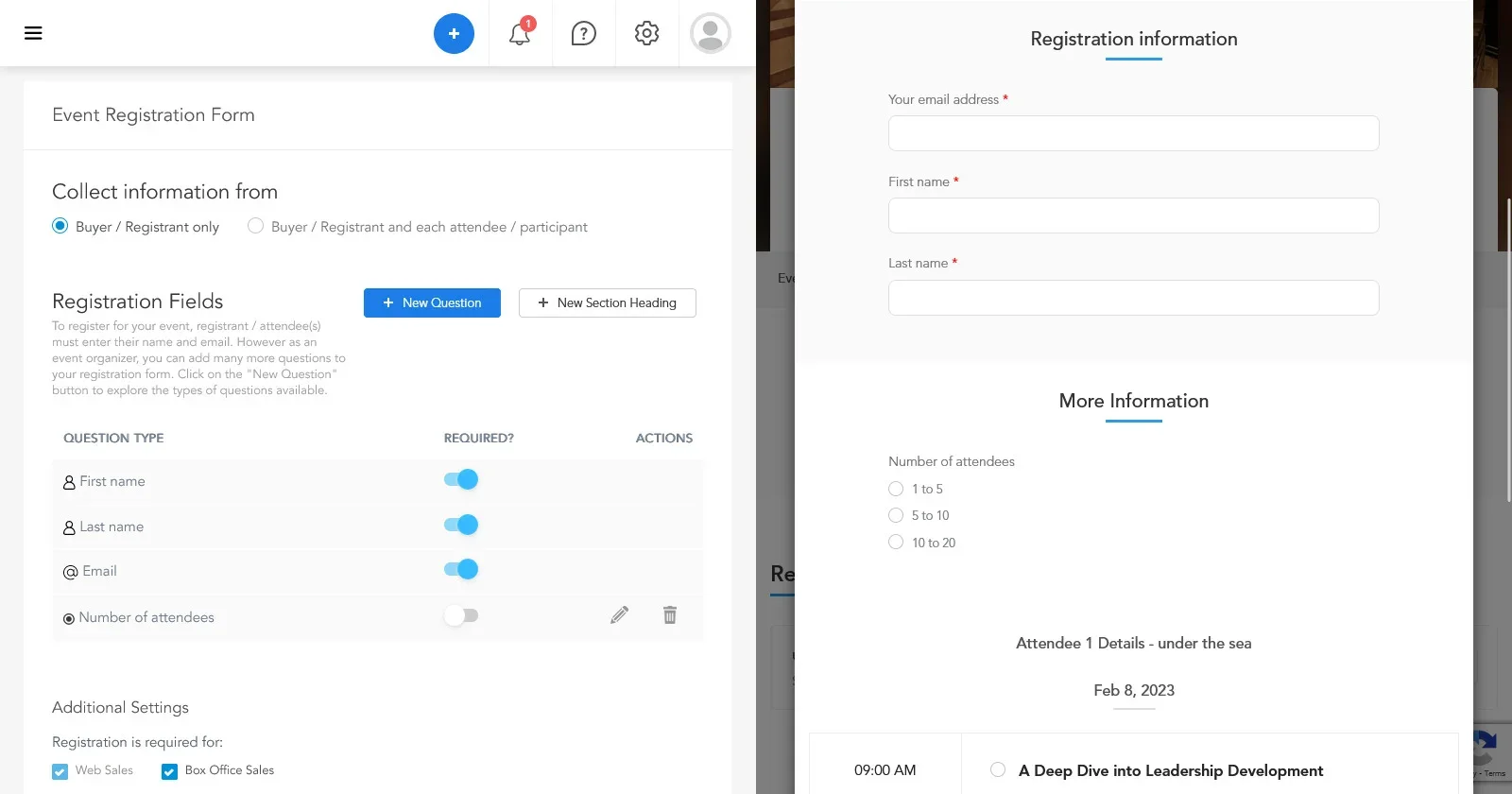 Eventzilla Screenshot #0