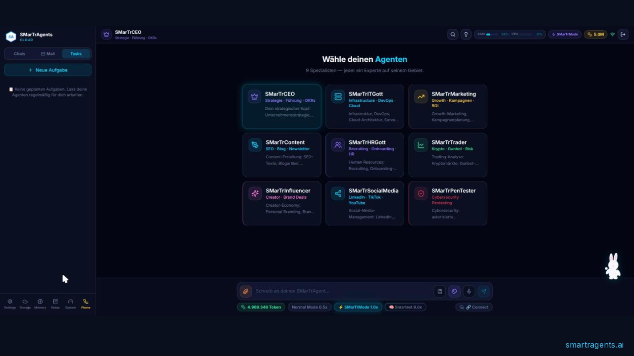 SMarTrAgents Screenshot #0