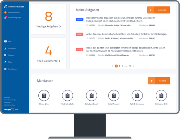 WISO MeinBüro Kanzlei Screenshot #0