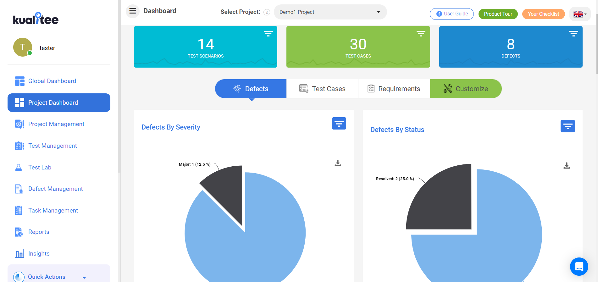 Kualitee Screenshot #0