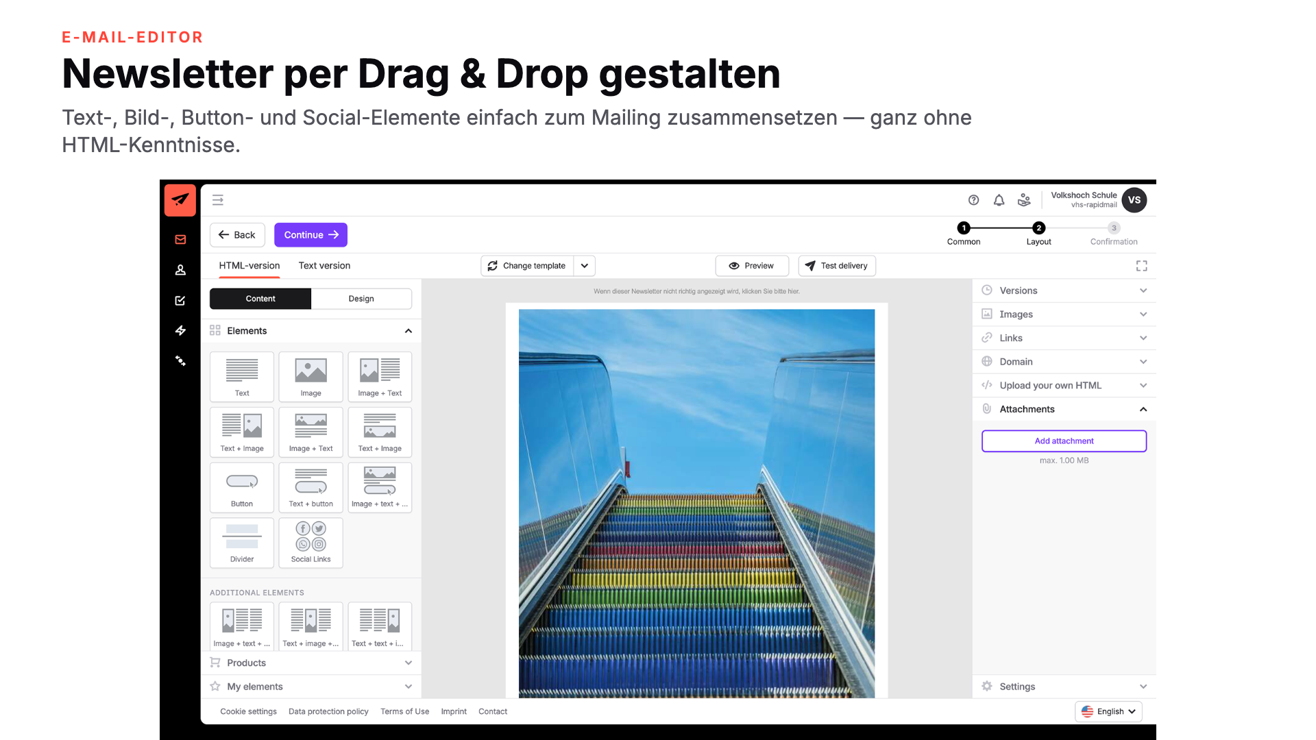 rapidmail Screenshot #0