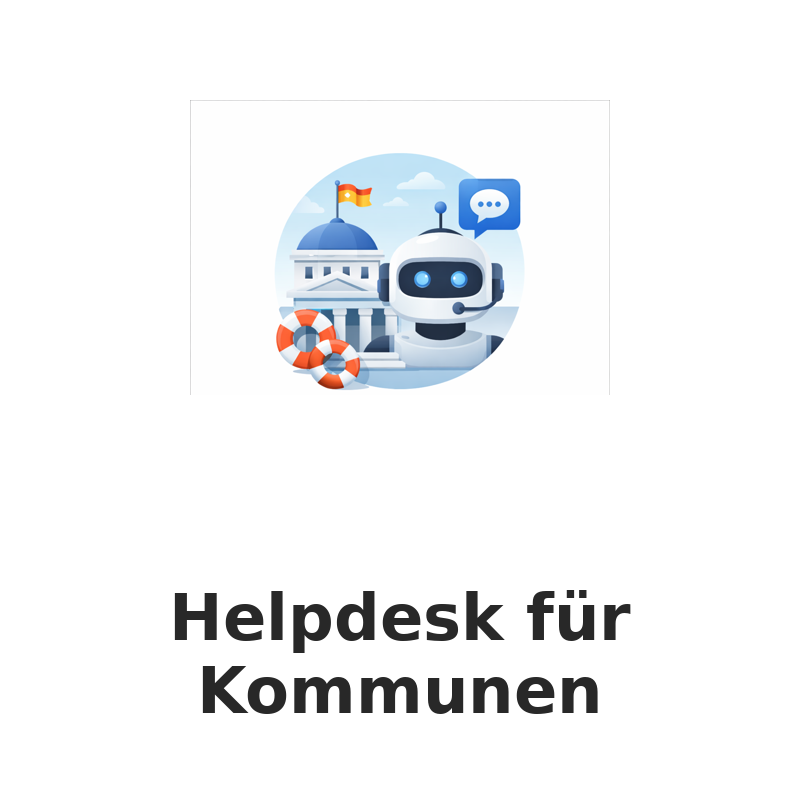 CM Flyer Helpdesk für Kommunen