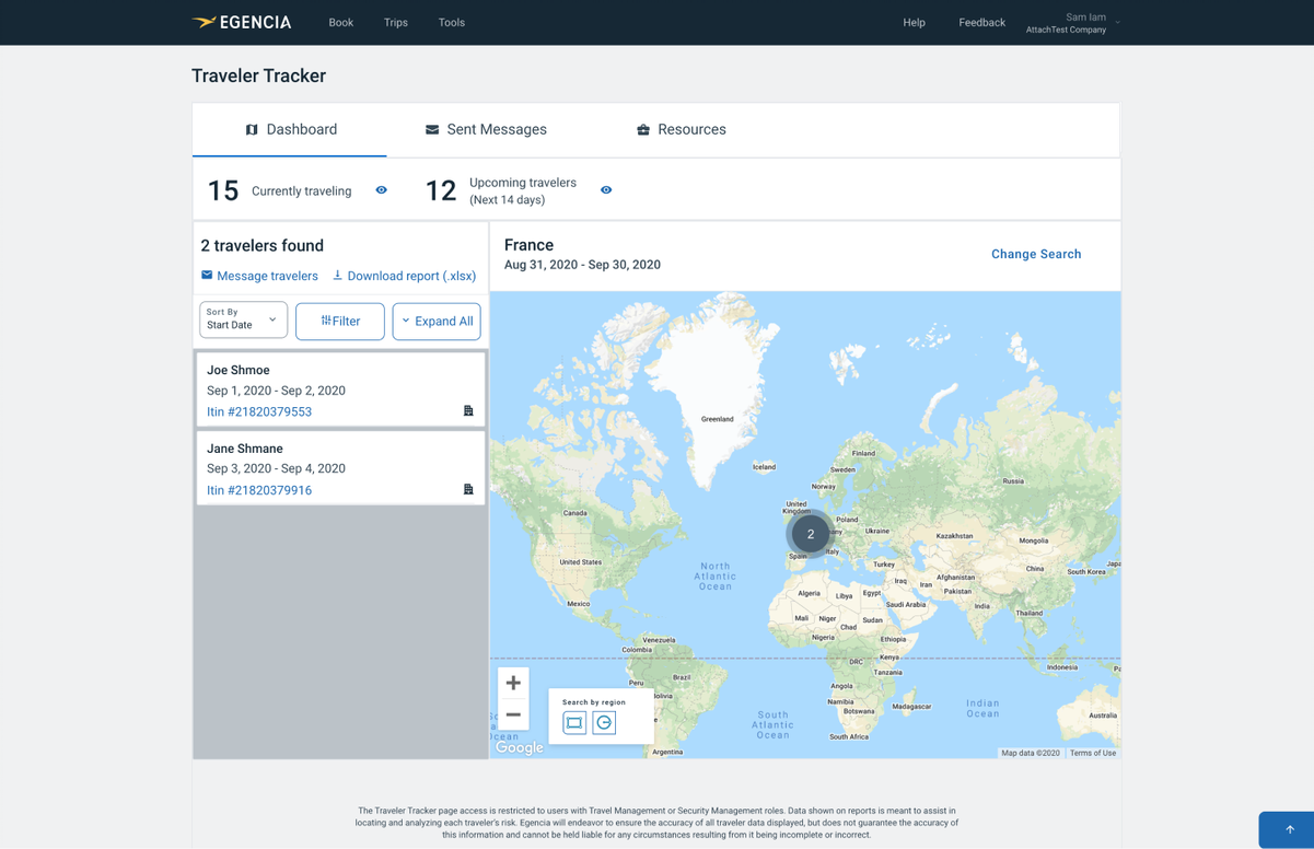 Egencia Screenshot #0