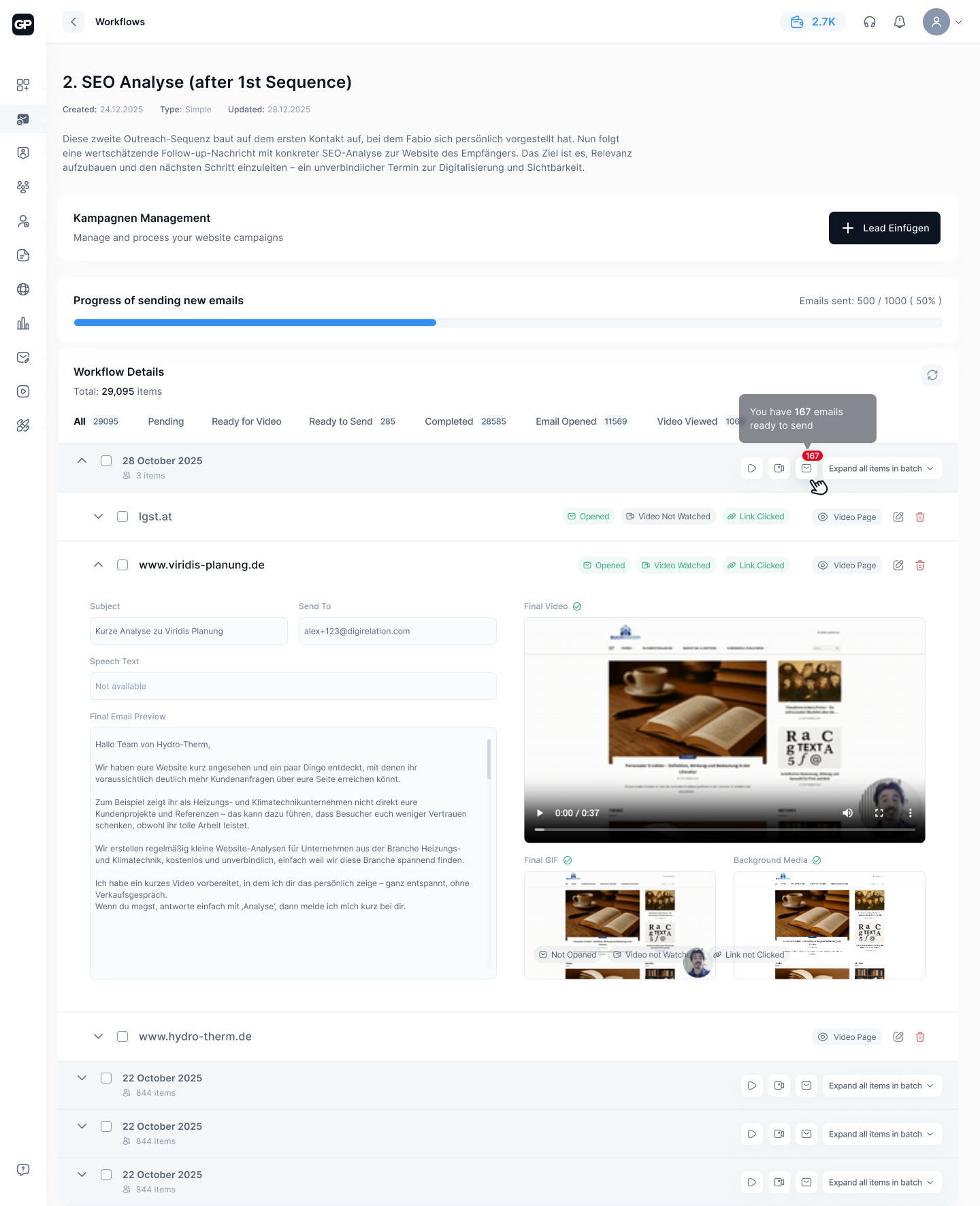 getProspects Screenshot #0
