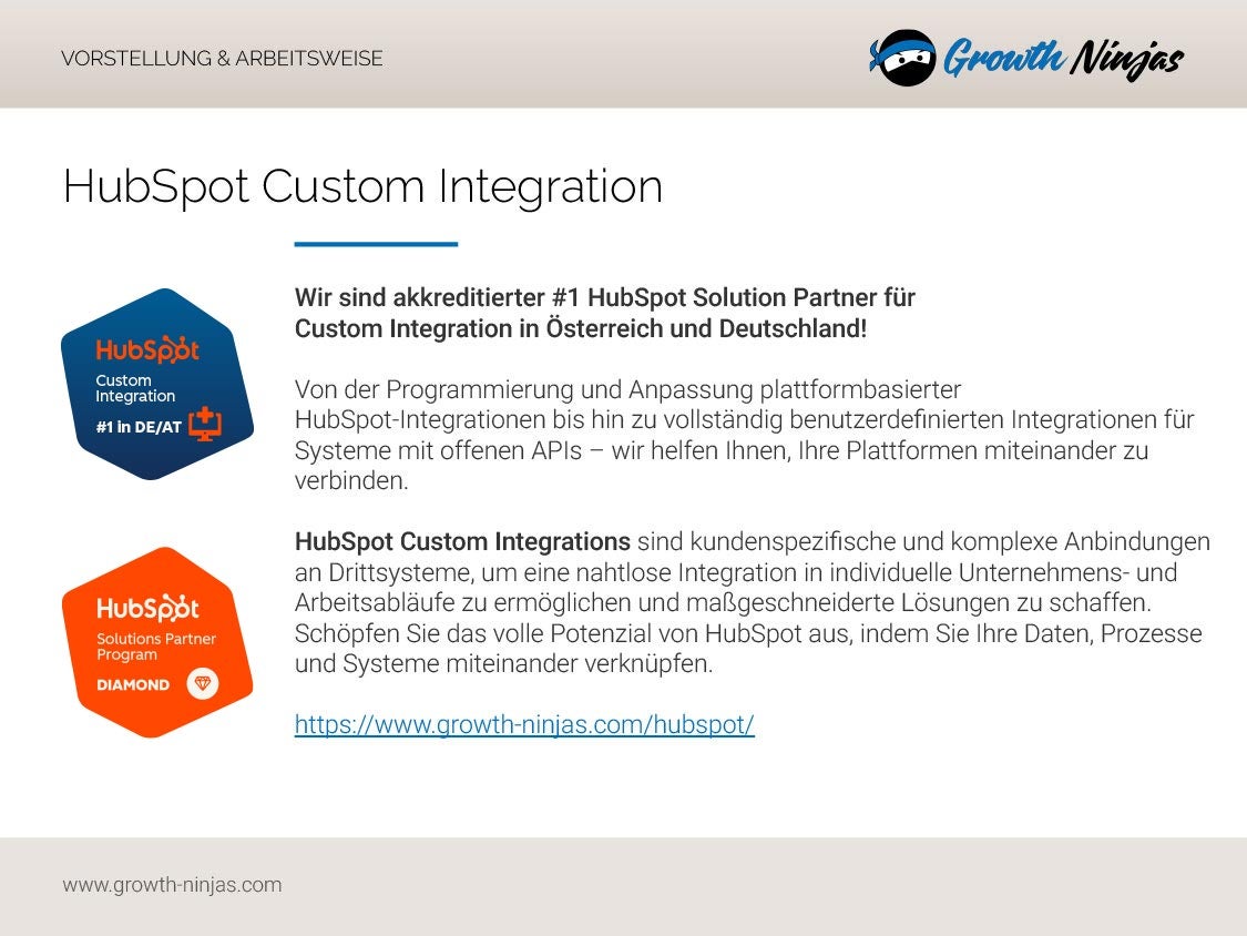 Growth Ninjas Projekte & Portfolio Screenshot #1