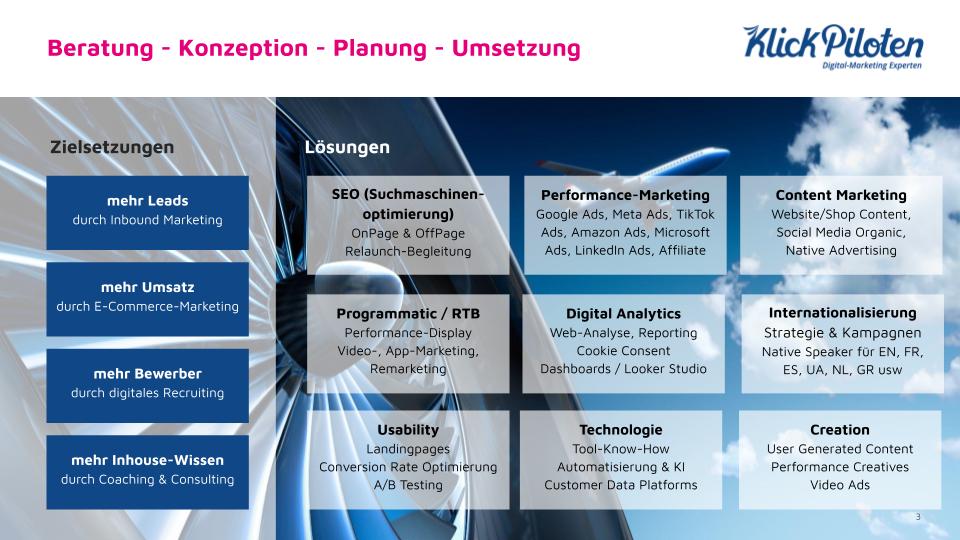 KlickPiloten Projects & Portfolio Screenshot #1