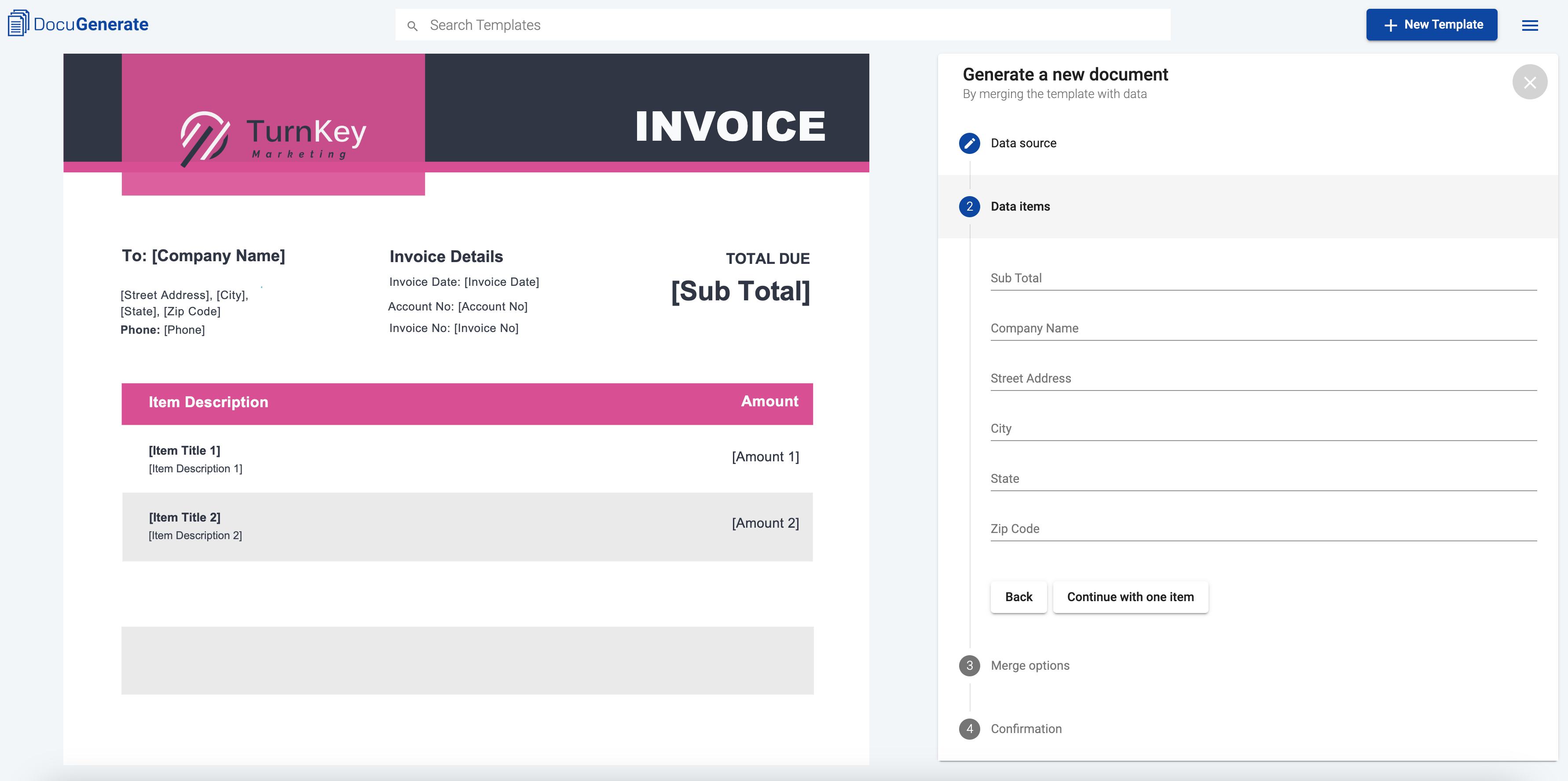 DocuGenerate Screenshot #0