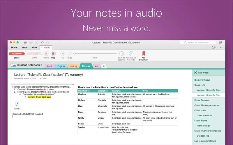 Microsoft OneNote Screenshot #0