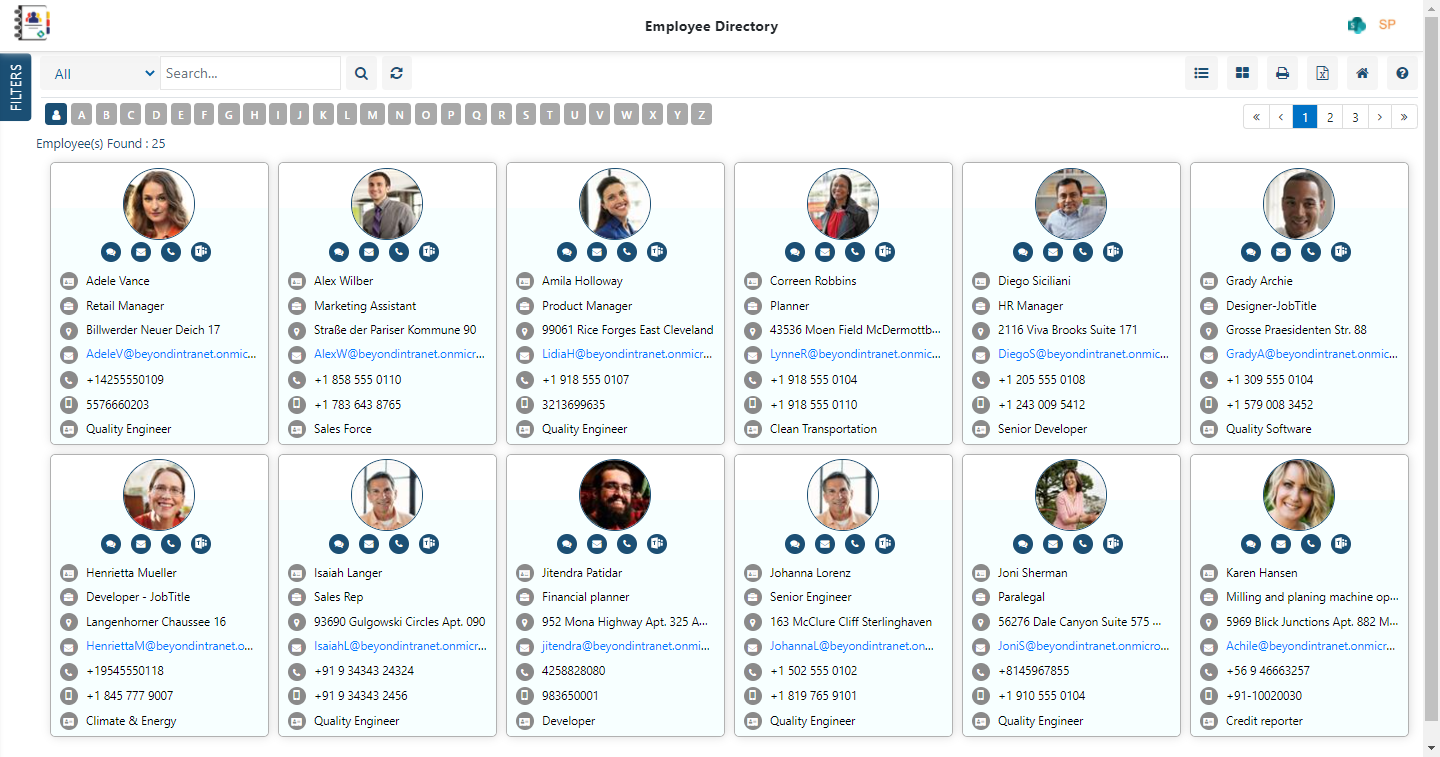 Employee Directory Screenshot #0