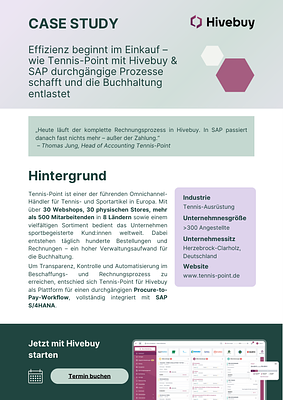 Efficiency begins in procurement – how Tennis-Point creates seamless processes