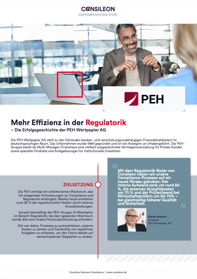 PEH - KI Regulatorik