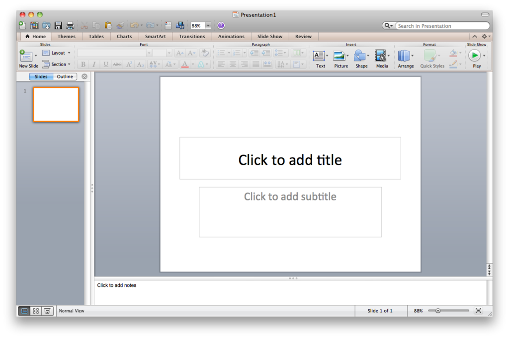 Microsoft PowerPoint Screenshot #0