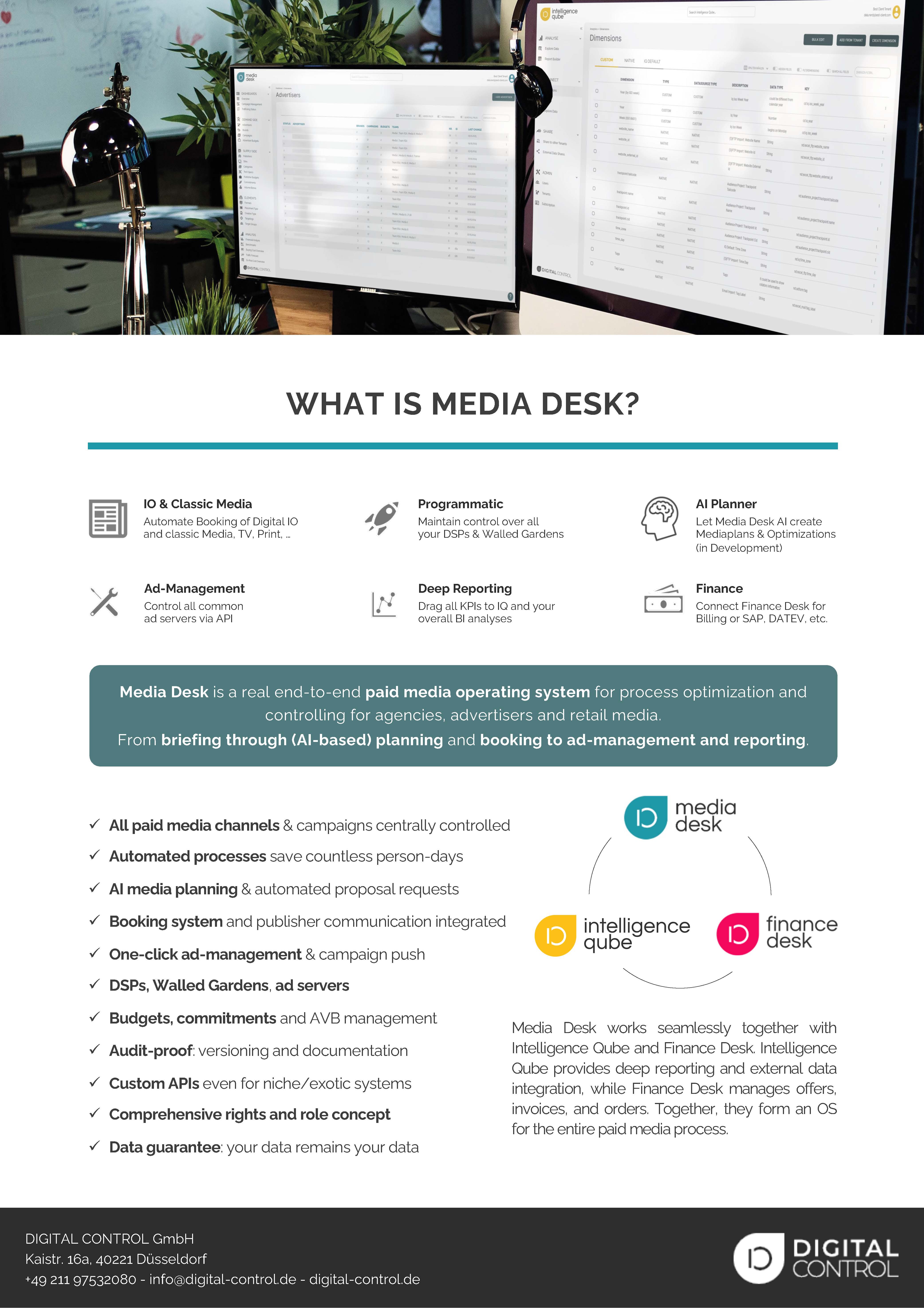 Media Desk and Intelligence Qube Overview (englisch)