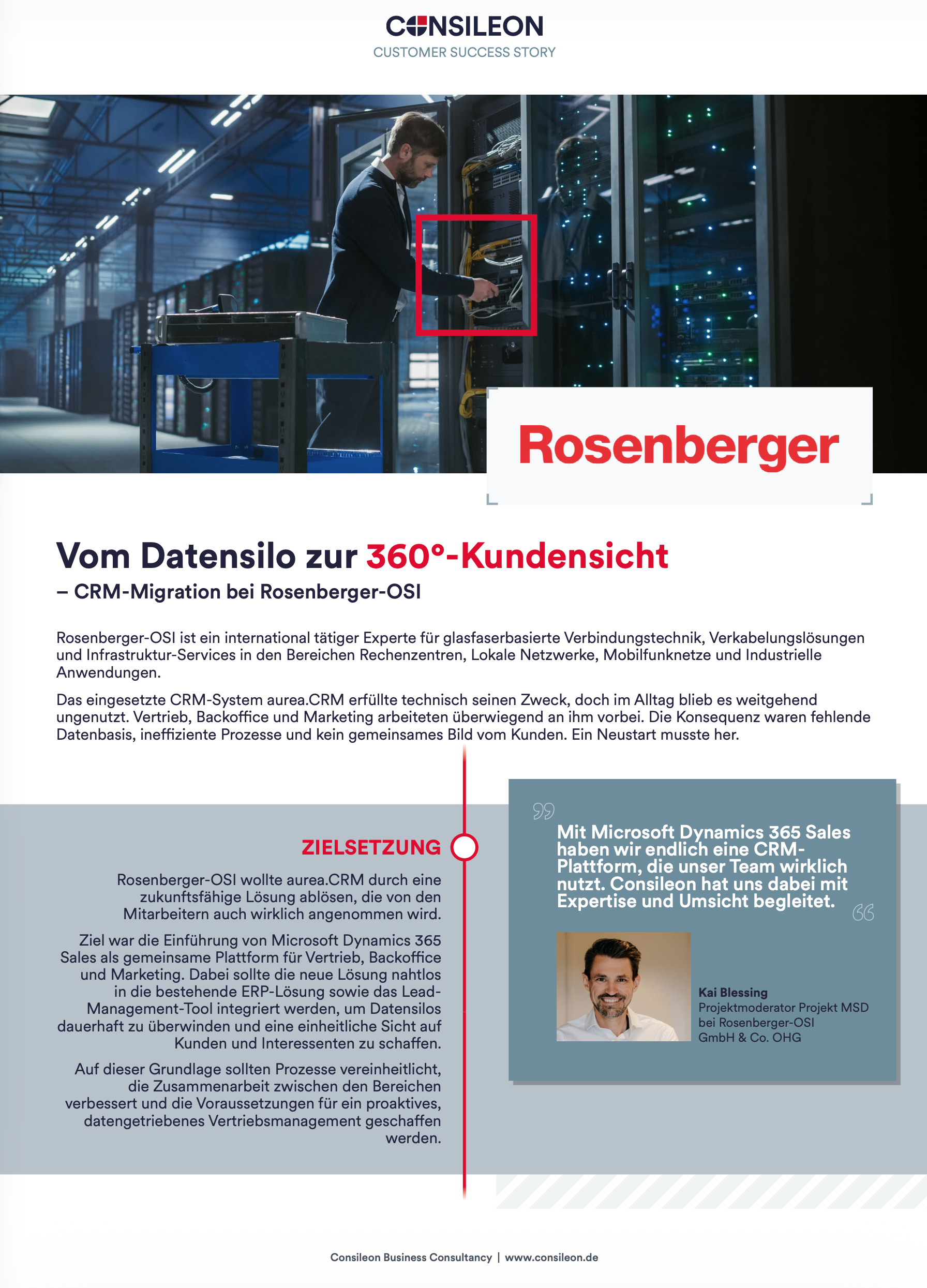 Rosenberger - CRM Migration auf Microsoft