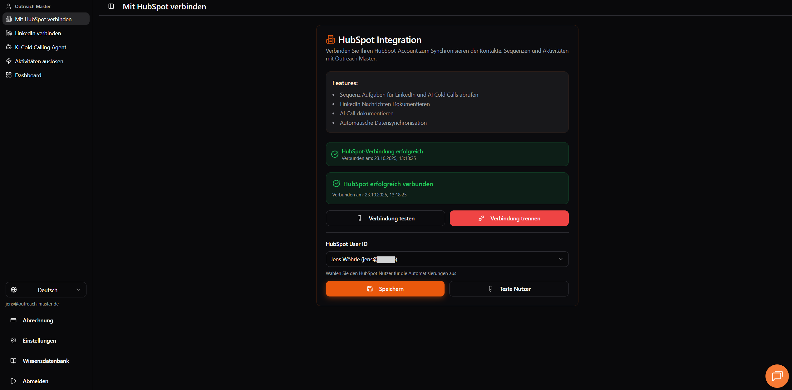 Outreach Master Screenshot #0
