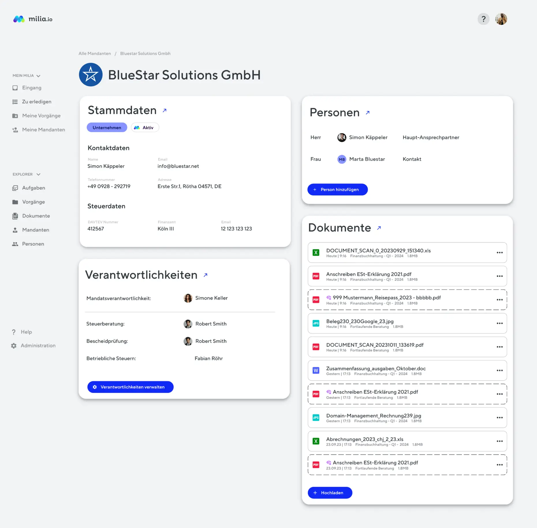 milia.io Screenshot #0