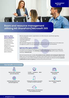 Factsheet - vysoft room booking system - dataglobal Group - EN