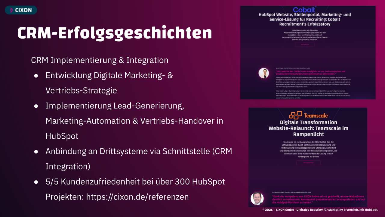 CIXON Projects & Portfolio Screenshot #9