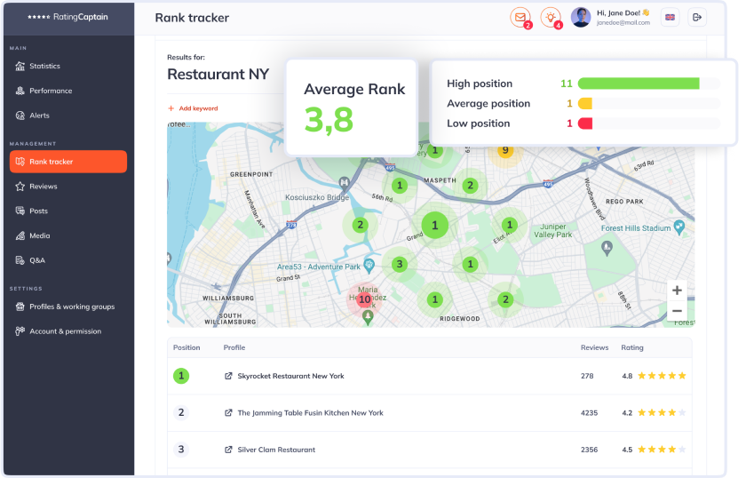 Rating Captain Local Screenshot #0