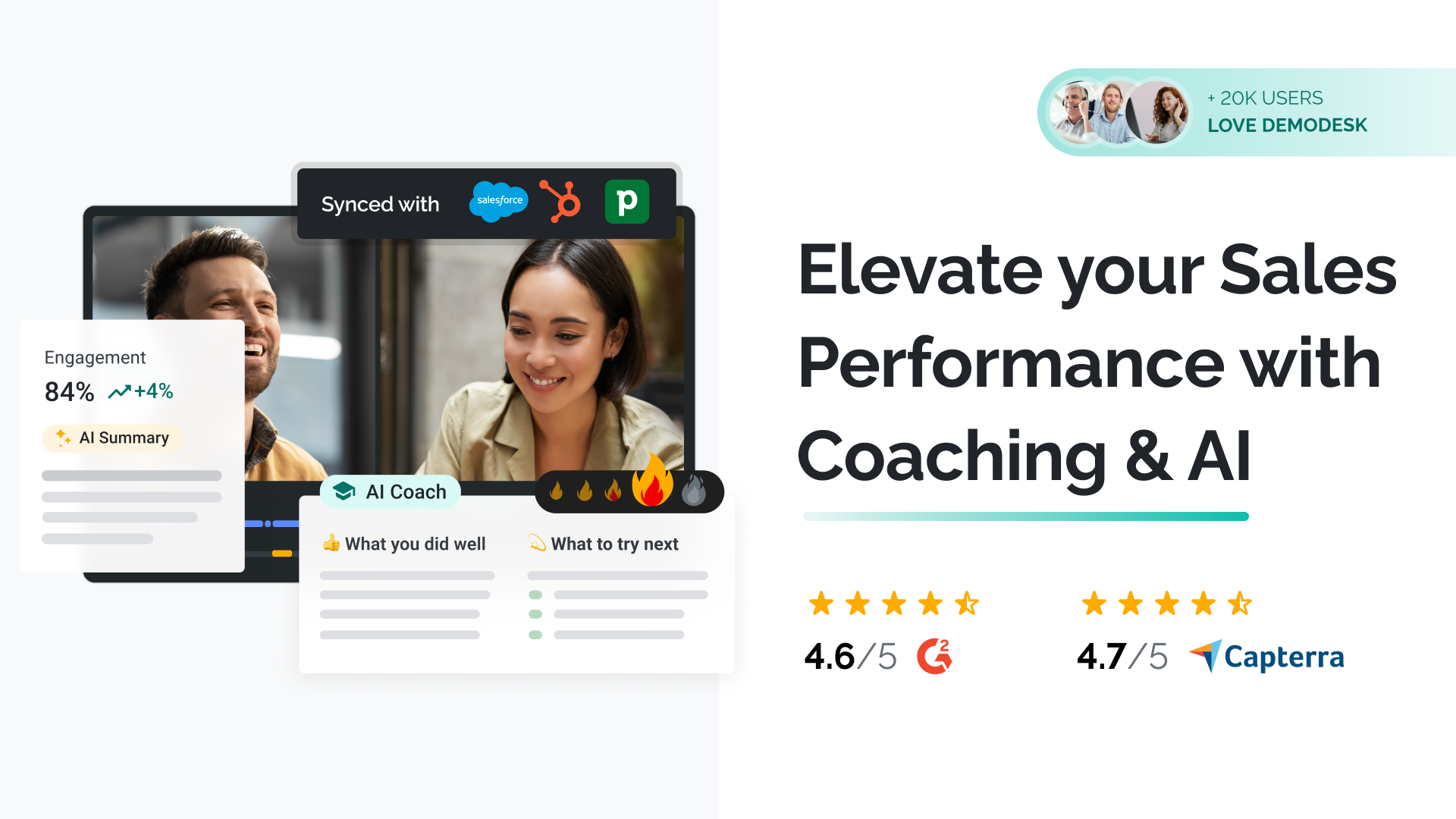 Demodesk Coaching & AI Screenshot #0