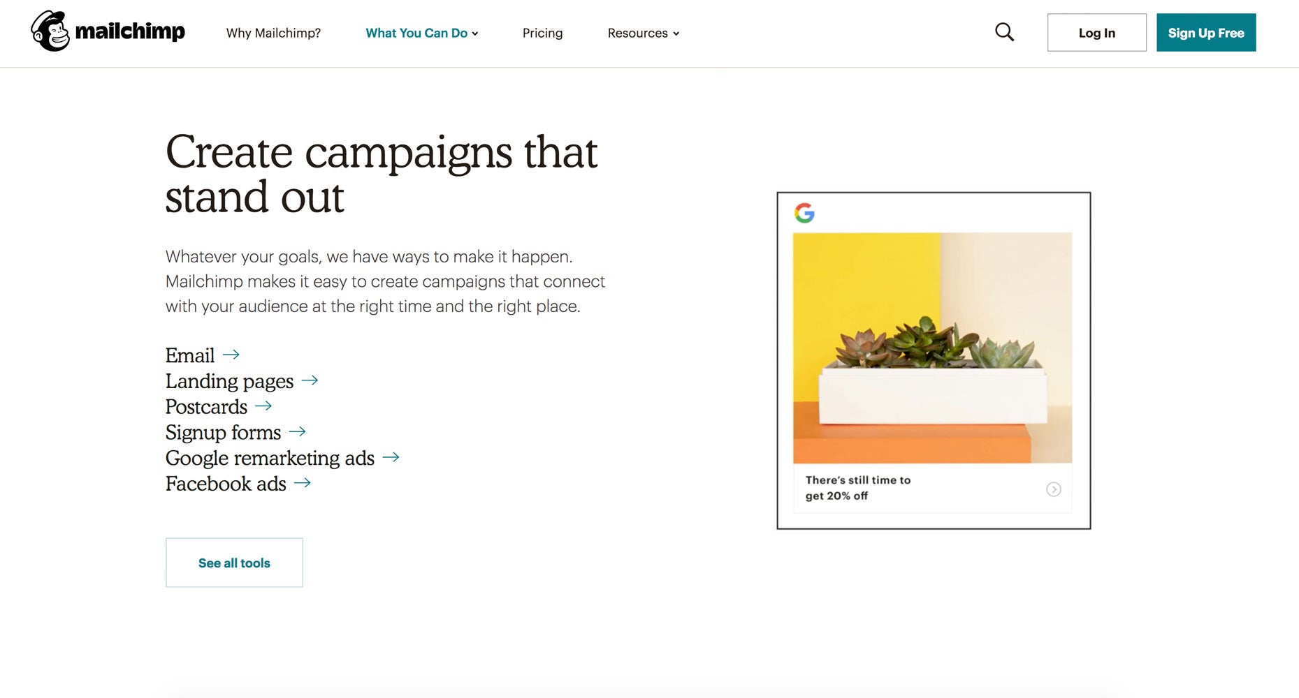 Mailchimp Screenshot