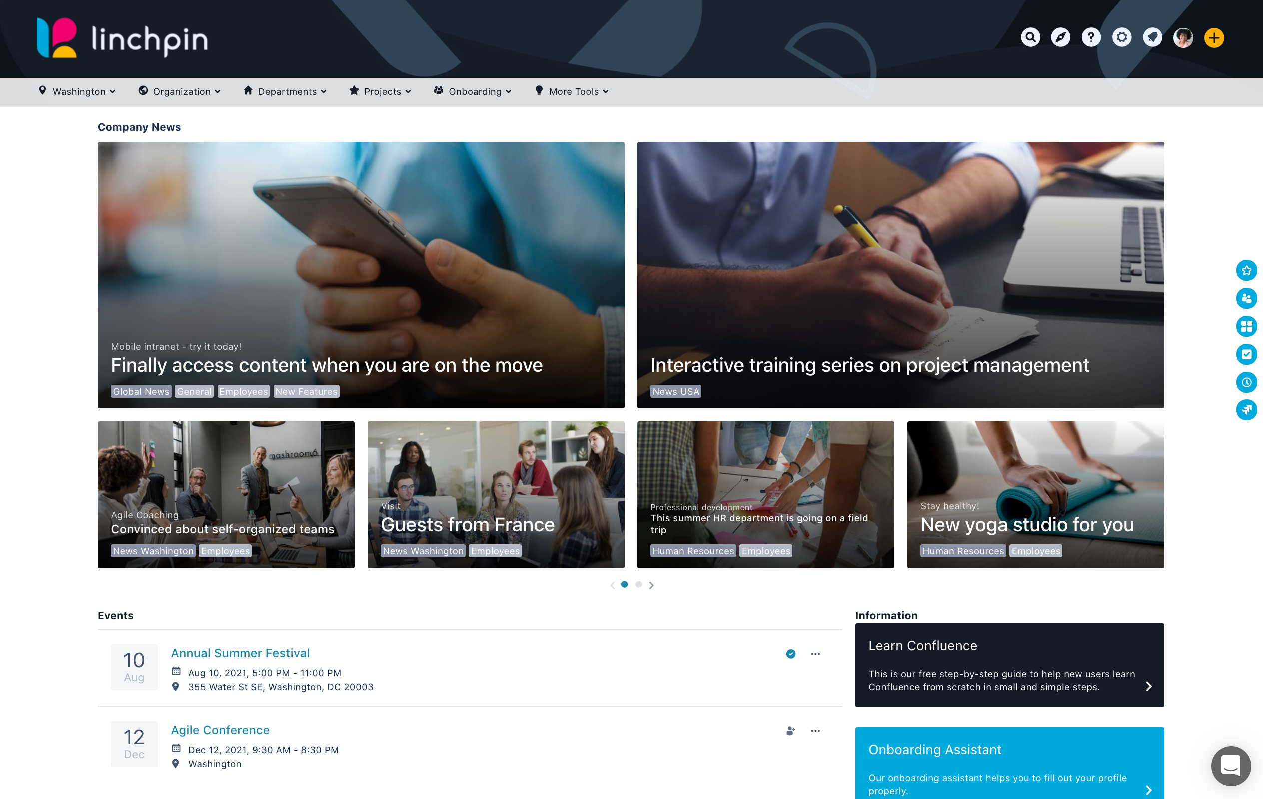 Linchpin Intranet Suite Screenshot #0