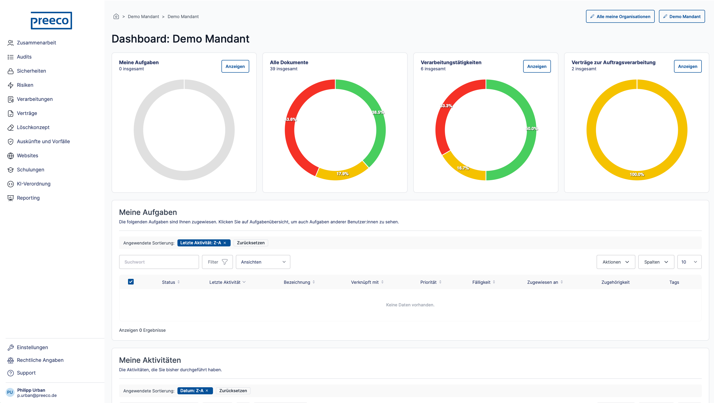 preeco | datenschutz Screenshot #0