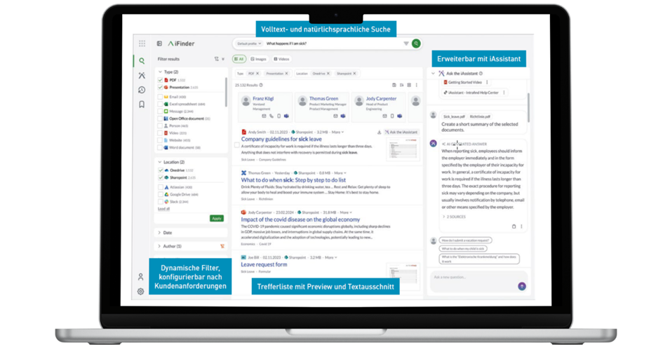 IntraFind iFinder Screenshot #0