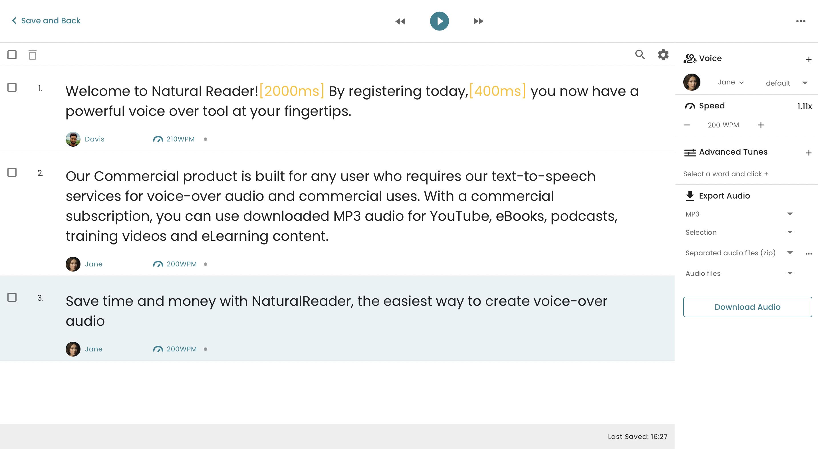 NaturalReader Screenshot #0