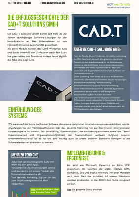 Die Erfolgsgeschichte der CAD+T Solutions GmbH