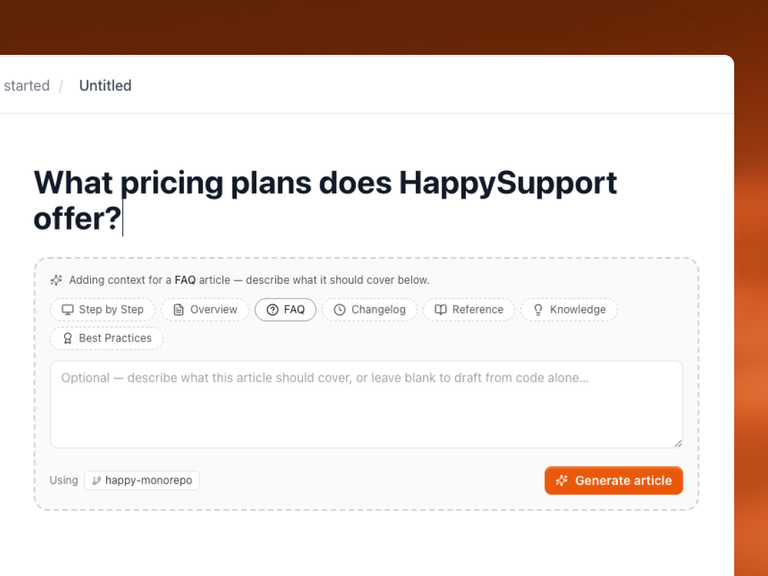 HappySupport Screenshot #0