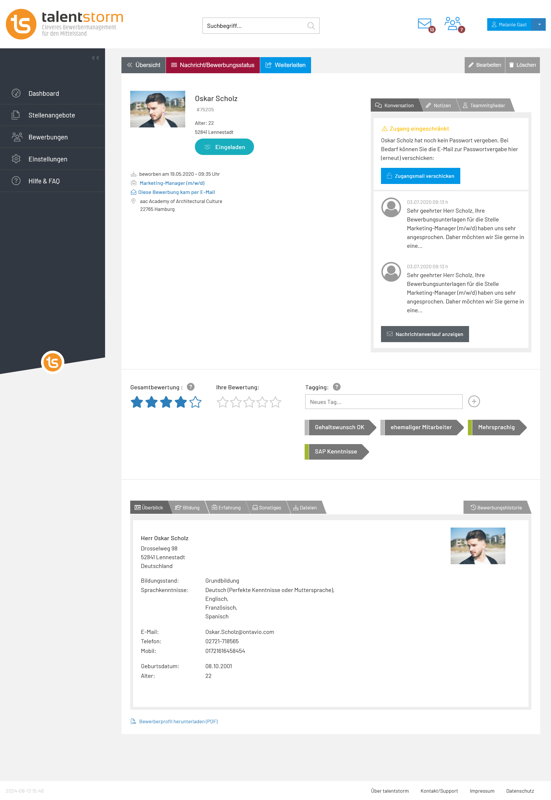 talentstorm Screenshot #0