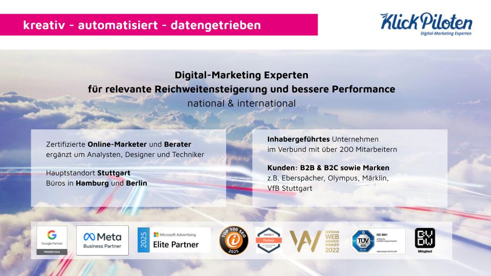 KlickPiloten Projects & Portfolio Screenshot #0
