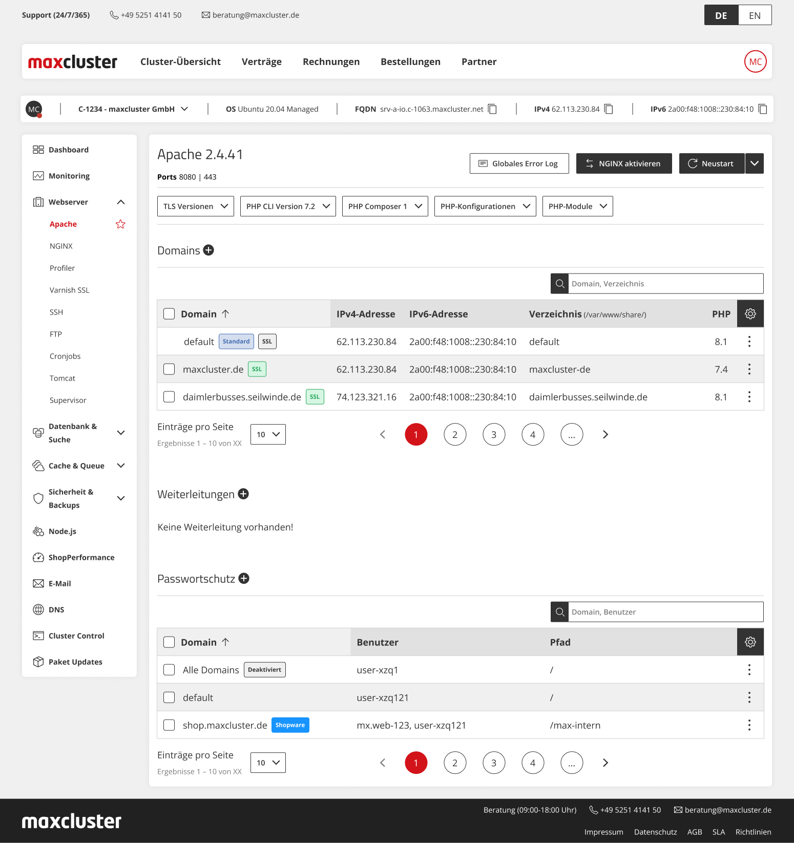 maxcluster Screenshot #0