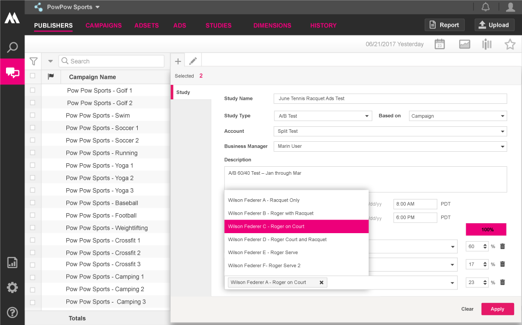 Marin Software Screenshot #0