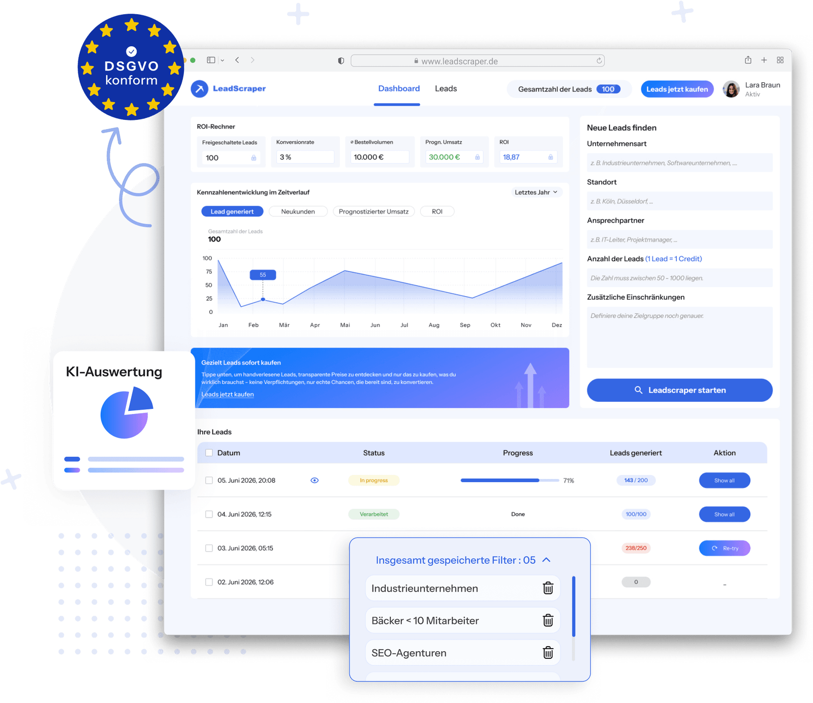 Leadscraper Screenshot #0