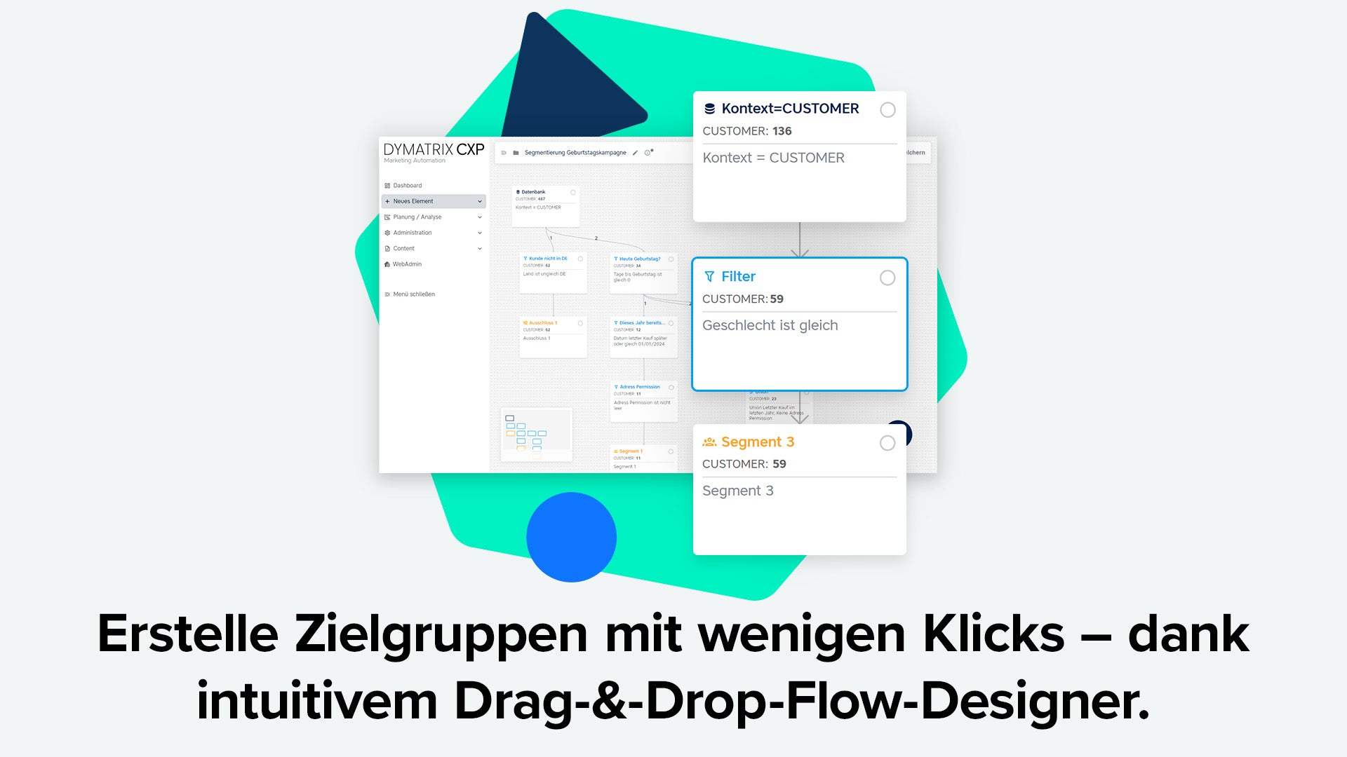 DYMATRIX Marketing Automation Screenshot #0