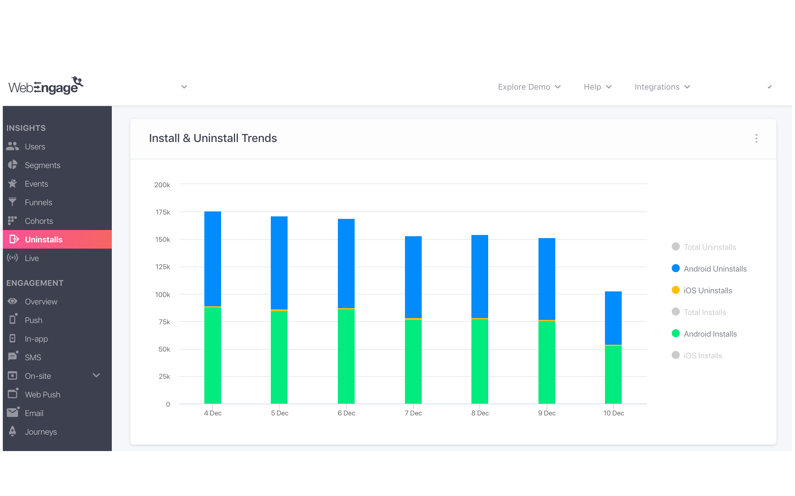 WebEngage Screenshot #0