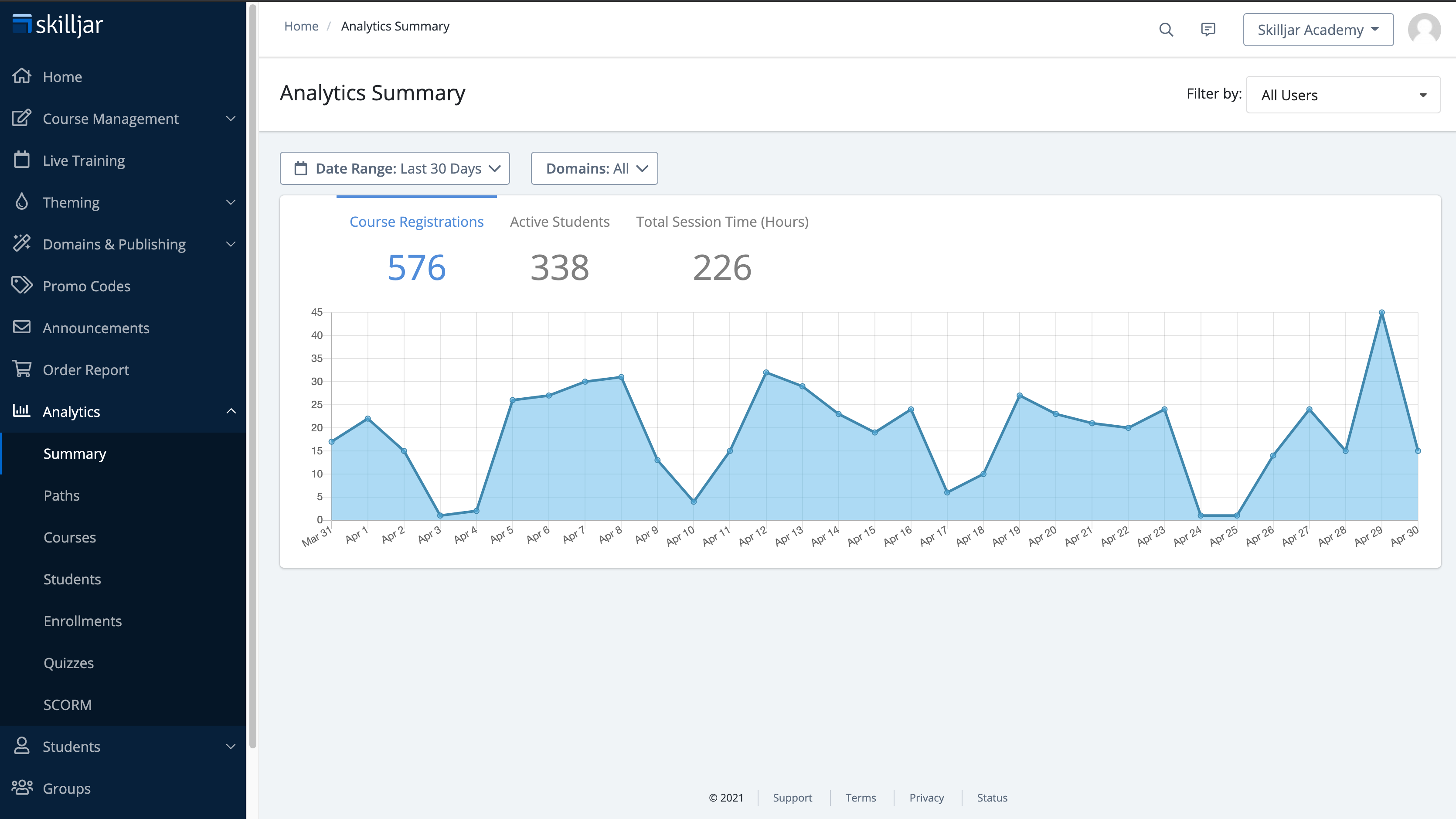 Skilljar Screenshot #0